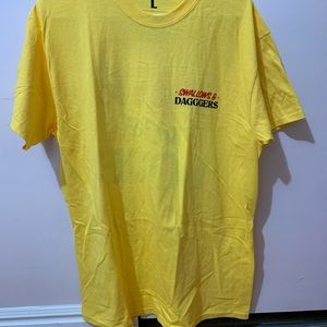 Gently used Yellow Swallows and Daggers shirt